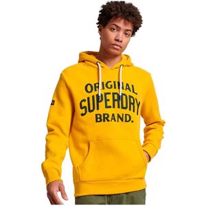 Superdry Athletic Script Graphic Capuchon Geel S Man