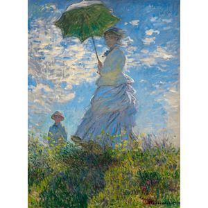 Claude Monet - Woman with a Parasol, 1875 Puzzel 3000 stukjes Bluebird