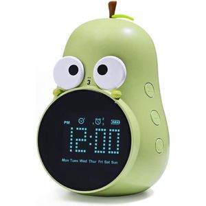 Kinderwekker - Slaaptrainer voor Jongens en Meisjes - USB Oplaadbare Snooze en Timerfunctie - Lichtalarm Klok voor Kinderen - Weklicht voor Meisjes, Jongens en Tieners - Kindvriendelijk Ontwerp - Educatieve Wecker