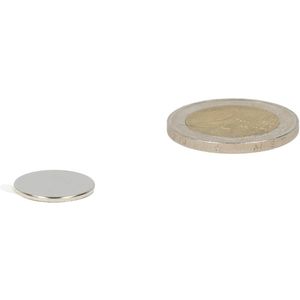 Schijfmagneet 15 x 1,5 mm (Zelfklevend) – Neodymium magneet
