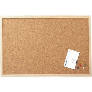 Maul kurkbord met houten frame ft 30 x 40 cm