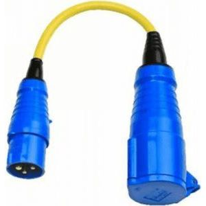 Adapter 16A naar 32A/250V CEE/CEE
