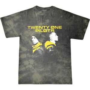 Twenty One Pilots - Back To Back Heren T-shirt - L - Groen