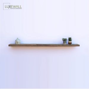 Luxewalls-sWandplanks-sGeborsteld oud eiken wandplank 4-5 cm dik x 18/20 cm breed x 120 cm