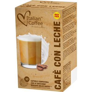 Italian Coffee - Koffie Met Melk Voor Dolce Gusto® - 30 Capsules