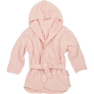 Meyco Baby Uni badjas - soft pink - 98/104