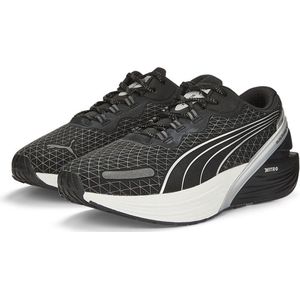 PUMA XX Nitro WTR Hardloopschoenen - Puma Black / Metallic Silver - Dames - EU 37