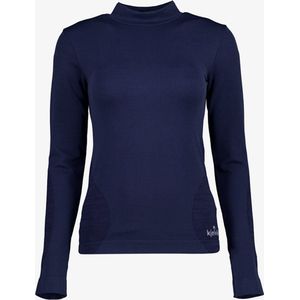 Kjelvik dames thermoshirt met lange mouwen blauw - Maat XL