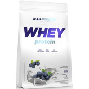AllNutrition | Whey protein | BlueBerry | 908gr 30 servings | Eiwitshake | Proteïne shake | Eiwitten | Whey Protein | Whey Proteïne | Supplement | Concentraat | Nutriworld
