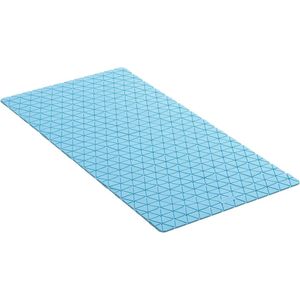 Antislip badmat van rubber SBS - TP met 94 zuignappen, design diamond, blauw, afmetingen: 72 x 36 cm