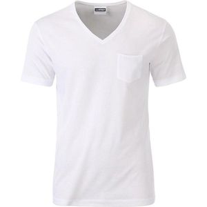 Fusible Systems - Heren James and Nicholson T-Shirt met Borstzak (Wit)