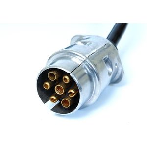 Spiraalkabel - Aanhanger - Robuuste kabel met 2x 7-polige Aluminium stekker