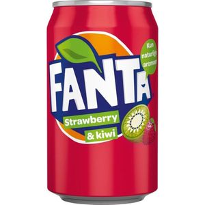 Fanta Strawberry & Kiwi Frisdrank - 24 x 330 ml