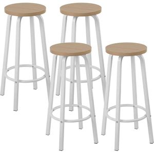 Barkruk - Tegenkruk - Industriële stoel - Modern minimalistisch ontwerp - Duurzaam en krasbestendig - Ergonomisch comfort - 30 cm x 72 cm