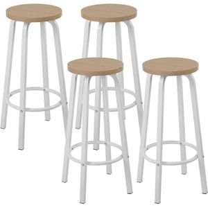 Rootz Barkruk - Tegenkruk - Industriële stoel - Modern minimalistisch ontwerp - Duurzaam en krasbestendig - Ergonomisch comfort - 30 cm x 72 cm