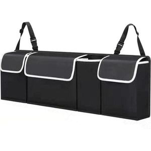 Bercomego® XL Kofferbak Organizer Verstelbare - Ophangbaar en Opvouwbare - Auto Opbergtas - Kofferbak tas