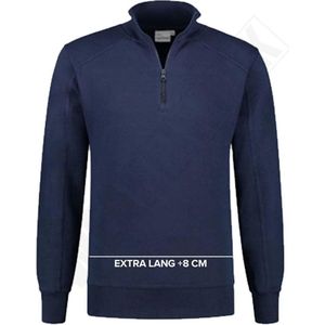 Zipneck sweater extra lang Santino Roswell+