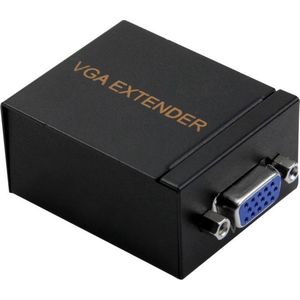 VGA-signaal naar RJ45 signaalvergrotingszender + ontvanger Converter Ethernet-kabel, transmissie Afstand: 60m