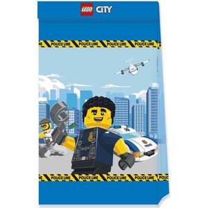 Lego City Uitdeelzakjes Papier 4st