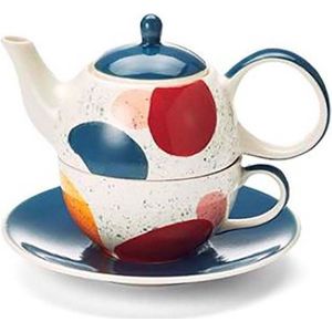 Tea for One set “Lynnea” - theepot met kopje - tea for one theepot - theepot set