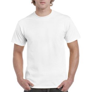 T-shirt met ronde hals 'Ultra Cotton' Gildan Wit - 3XL
