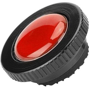 Ronde Quick Release Plate voor Compact Action Tripod - Aluminiumlegering - Rood .