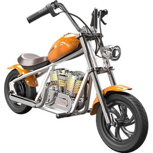 HYPER GOGO Pioneer 12 Plus met App - Elektrisch motorspeelgoed cadeau voor kinderen - Afstandsbediening om verlichting en snelheid aan te passen - 21,9V 5,2Ah Li-ion batterij - Bluetooth luidspreker - Drie snelheidsstanden - Maximaal 12KM