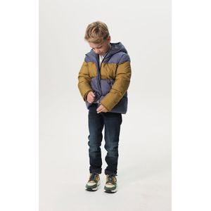 Sissy-Boy - Paarse colourblock puffer jas