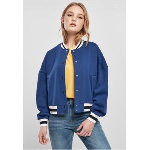 Urban Classics College jacket -4XL- Oversized College Sweat Blauw