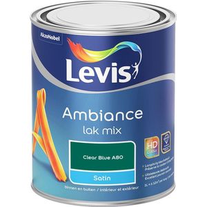 Levis Ambiance Lak Satin Mix - Clear Blue A80 - 1 L