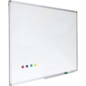 IVOL Whiteboard Premium 90 x 120 cm - Emaille - Magnetisch - Magneetbord - Memobord