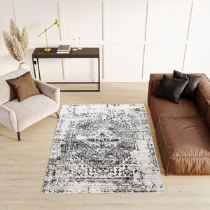 Tapiso Malesia Vloerkleed Vintage Tapijt Maat- 140x200