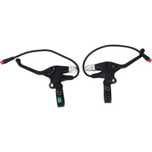 Elektrische Scooter Remhendel 22mm 2 Draad Aluminium Fiets - Links Rechts Rem Handvat - Waterdichte Connector - Gemotoriseerde Fiets E-Bike - Tissting 1 Paar