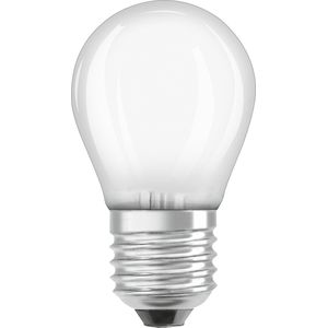 Ledvance Classic LED E27 Peer Filament Mat 3.4W 470lm - 940 Cool white | Beste Kleurweergave - Dimbaar - Vervangt 40W