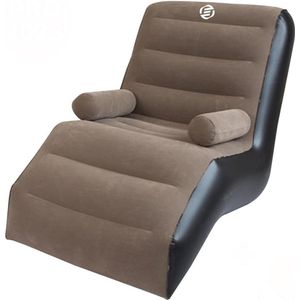 Equivera Opblaasbare Stoel - Opblaasbare Bank - Luchtbank - Luchtstoel - Opblaasbaar - Perfect voor Indoor, Outdoor en Camping