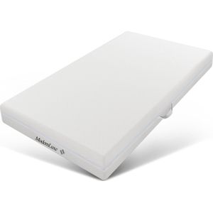 Koudschuim matras 7-zone comfortschuim matras, 20 cm hoog, H3 H2 matras 90x200 cm Ergonomische koudschuim matras met handgrepen & hoes wasbaar Klimaatvezel gewatteerd Met ritssluiting rondom