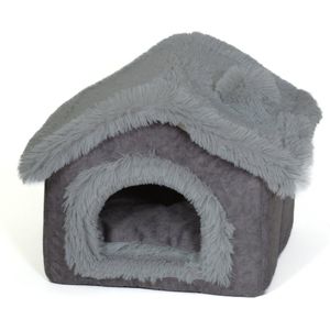 NapZZZ Honden/Katten huis S 40 cm Eco Grijs