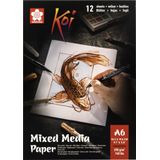 Koi Mixed media papier | 10,5 x 14,8 cm (A6), 290 g, 12 vellen