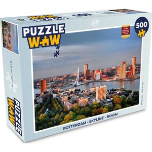 Puzzel Rotterdam - Skyline - Boom - Legpuzzel - Puzzel 500 stukjes