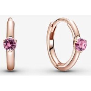 Pandora - Oorbellen - 289304C03 - Rosékleur met steentje