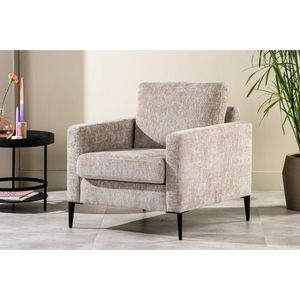 Fauteuil Charlotta stof Elite - Champagne | BY-OLAF