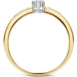 Blush Ring 1625BDI/54 14k Geelgoud 0,12crt G SI Briljant geslepen Diamant Maat 54