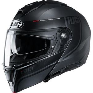 HJC I90 DAVAN Zwart Systeemhelm - Motorhelm  - Maat S