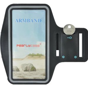 Geschikt voor Samsung Galaxy S23 Ultra hoesje - Sportband Hoesje - Geschikt voor Samsung S23 Ultra Sport Armband Case Hardloopband Zwart