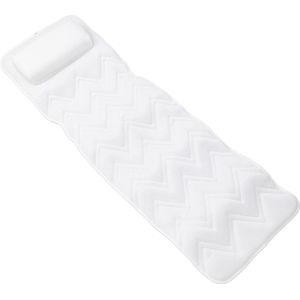 Volledig Lichaamsbadkussen - Badmatraskussen - Hoofdsteun Badkussen - 5D Ademend Gaas - Antislipzuignappen - Badkuipcomfort - Ontspanningsbad - Luxe Badaccessoires .
