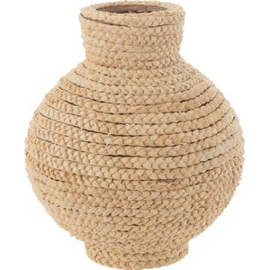 J-Line vaas Cano - jute - naturel - Ø 44 cm