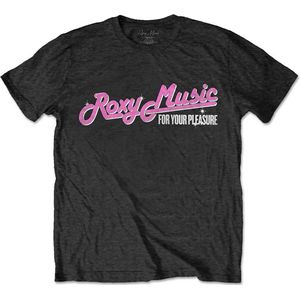 Roxy Music - For Your Pleasure Tour Heren T-shirt - M - Zwart