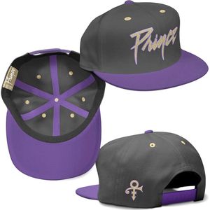 Prince Snapback Pet Gold Logo & Symbol Zwart/Paars