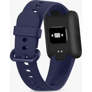 kwmobile 2x armband geschikt voor Xiaomi Redmi Watch 2 Lite - Bandjes voor fitnesstracker in beige / donkerblauw
