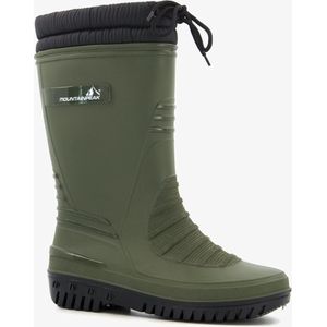 Mountain Peak kinder regenlaarzen/snowboots - Groen - 100% stof- en waterdicht - Maat 35 - Moonboots